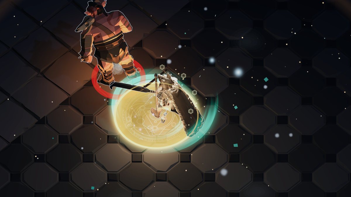 A boss arena